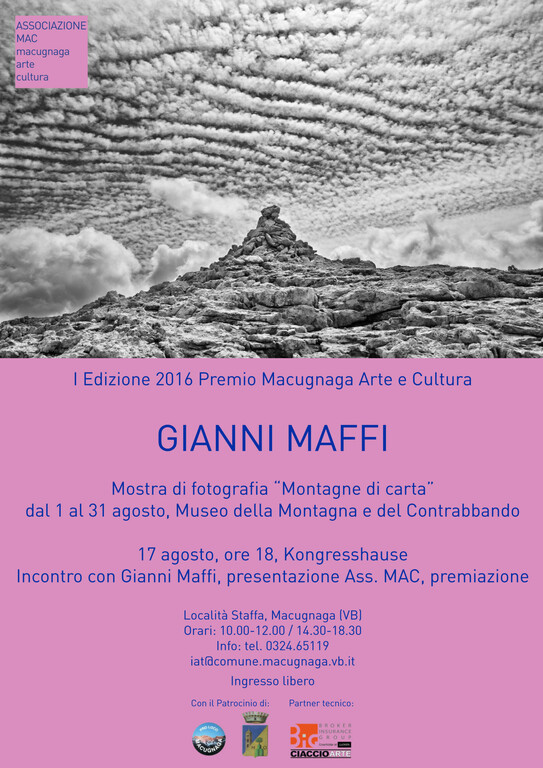 Gianni Maffi ha vinto il Premio Macugnaga 2016