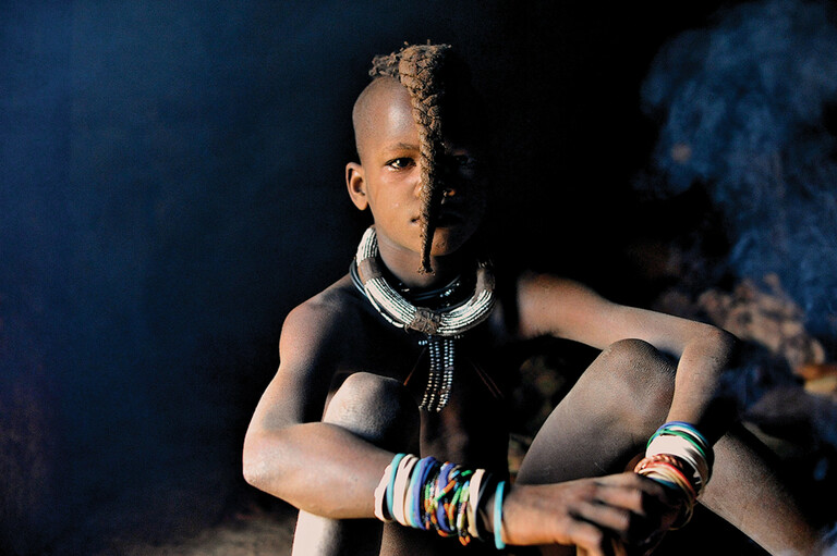 Himba Child in the Hut